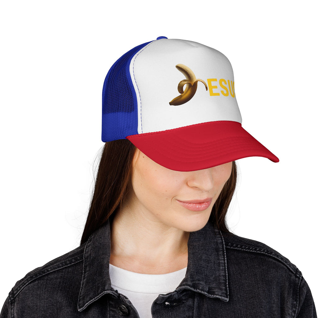 Jesus With Banana 2, Trucker Caps