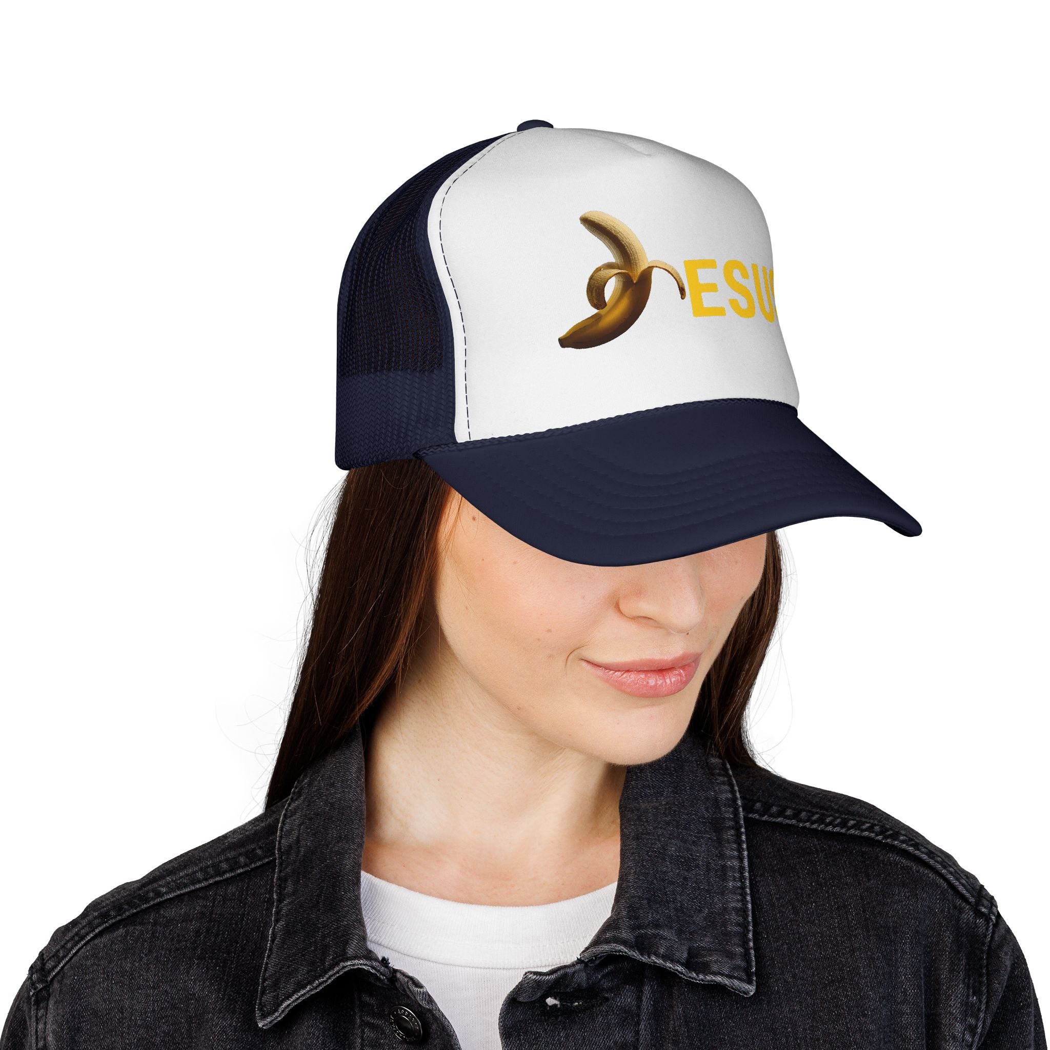 Jesus With Banana 2, Trucker Caps