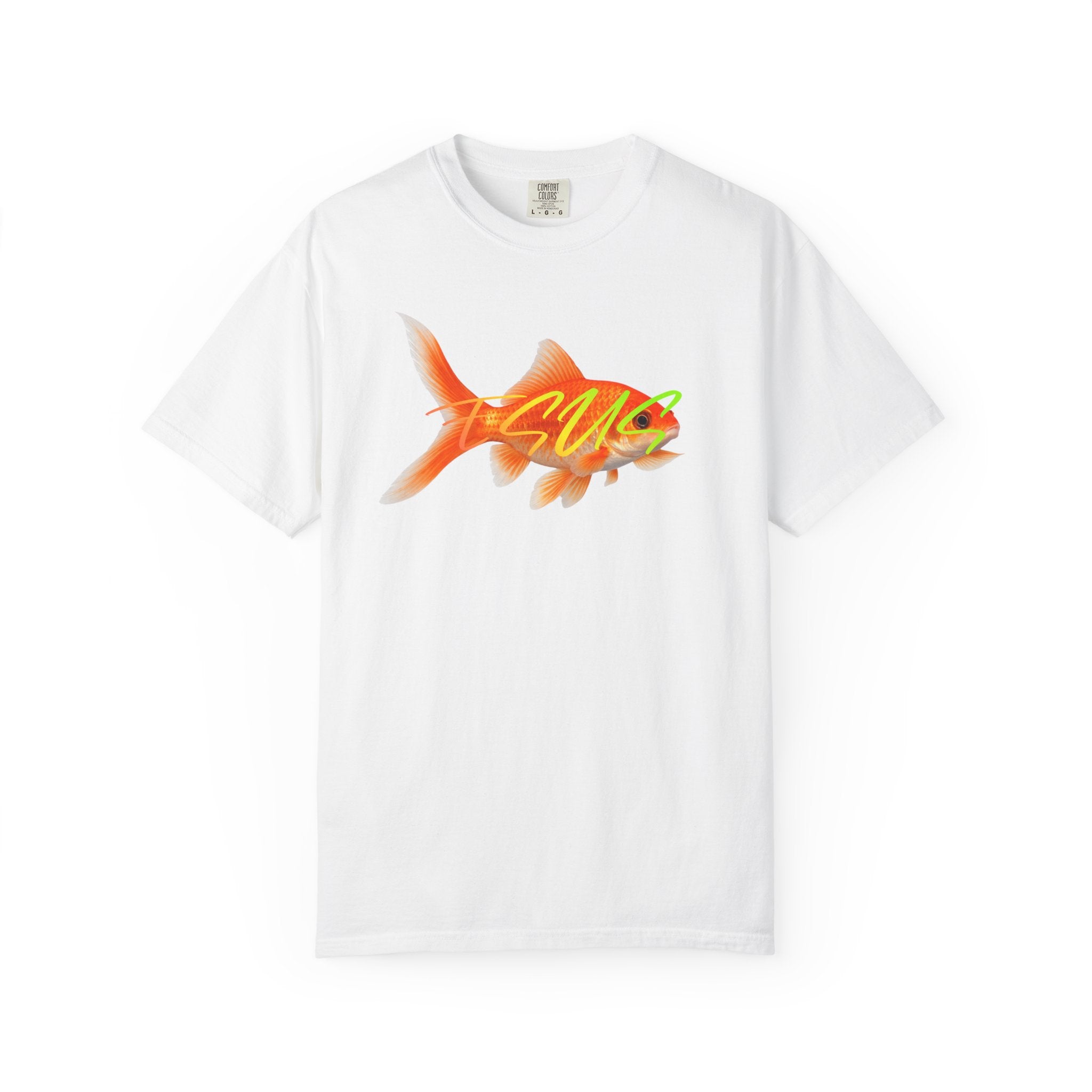 Jesus With Goldfish, 2 Sided Comfort Colors 1717 Unisex Tee