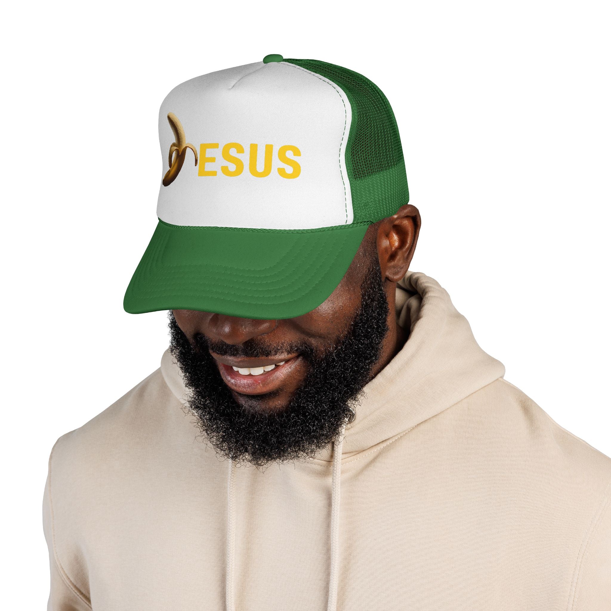 Jesus With Banana 2, Trucker Caps
