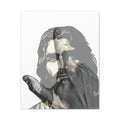 Jesus And J Hand Gesture, White Canva Stretched 0.75"