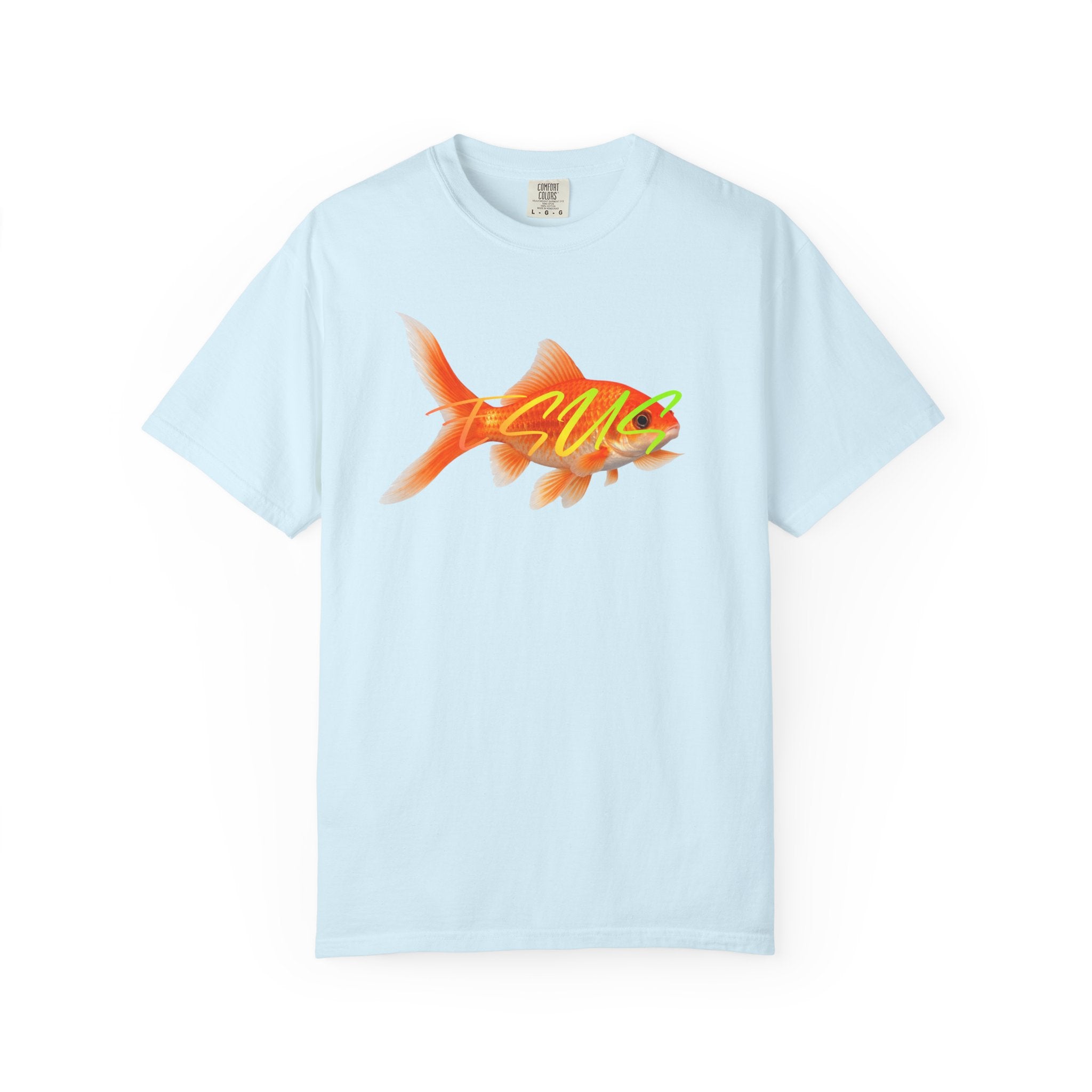 Jesus With Goldfish, 2 Sided Comfort Colors 1717 Unisex Tee
