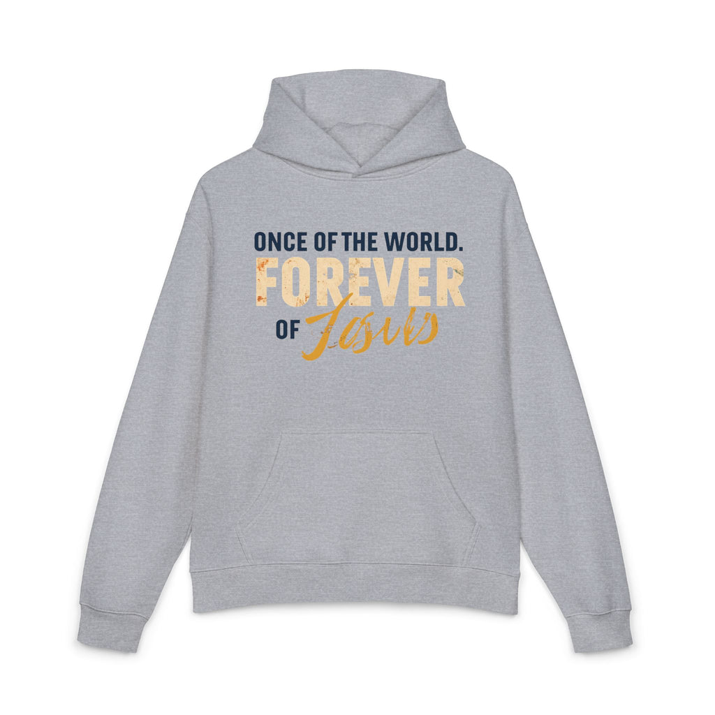 Once Of The World. Forever Of Jesus™ Relaxed Unisex Hoodie