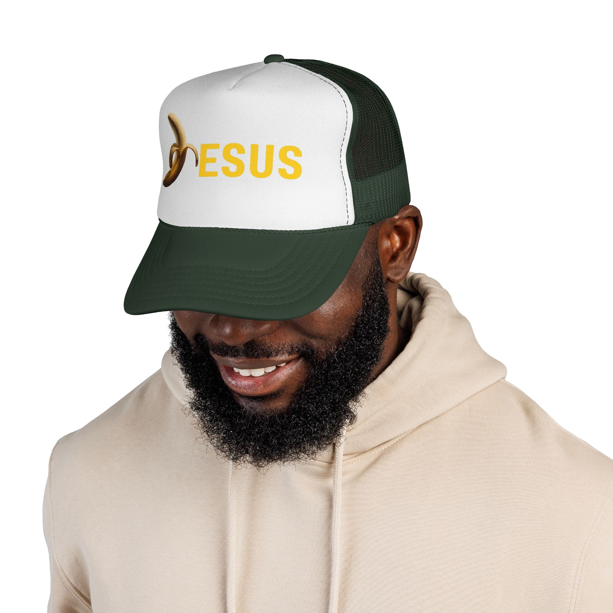 Jesus With Banana 2, Trucker Caps