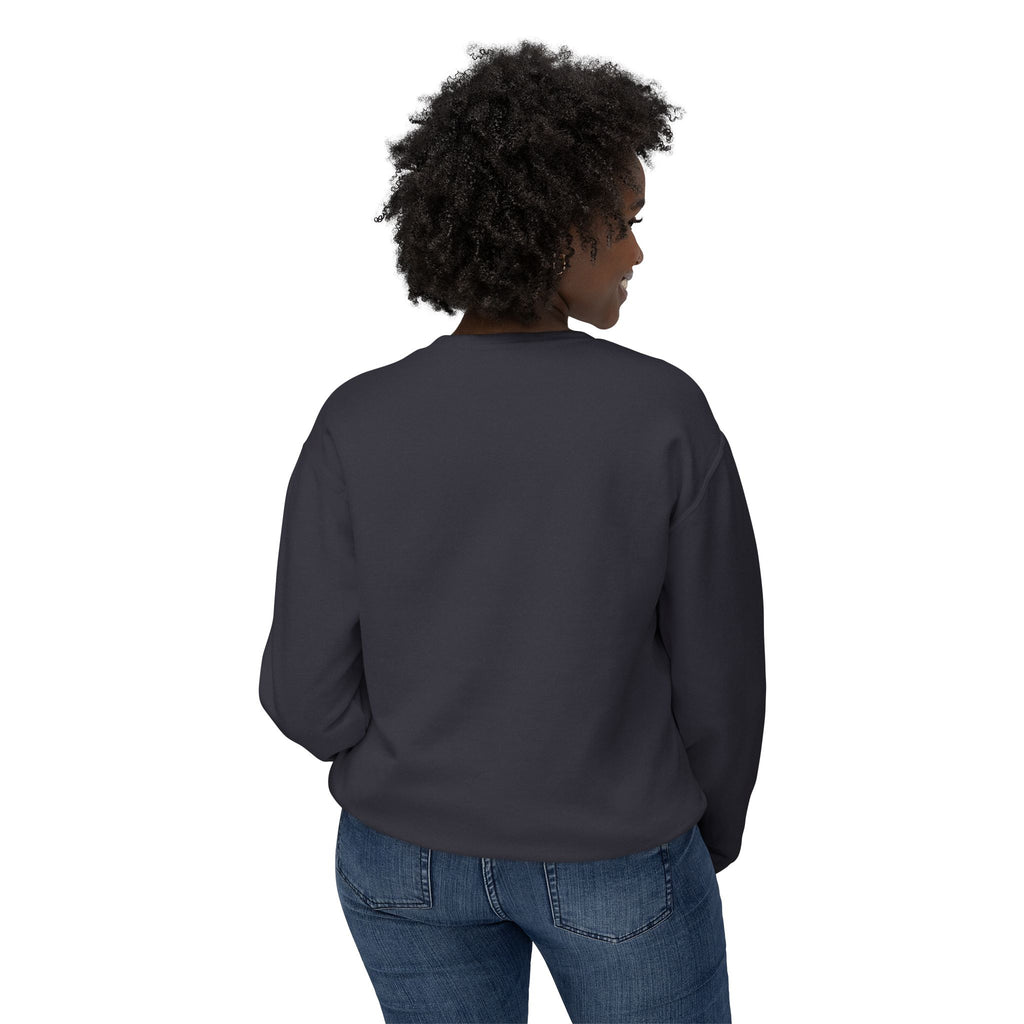 Jesus And J Hand Gesture, Large Print, Unisex Lightweight Crewneck Sweatshirt