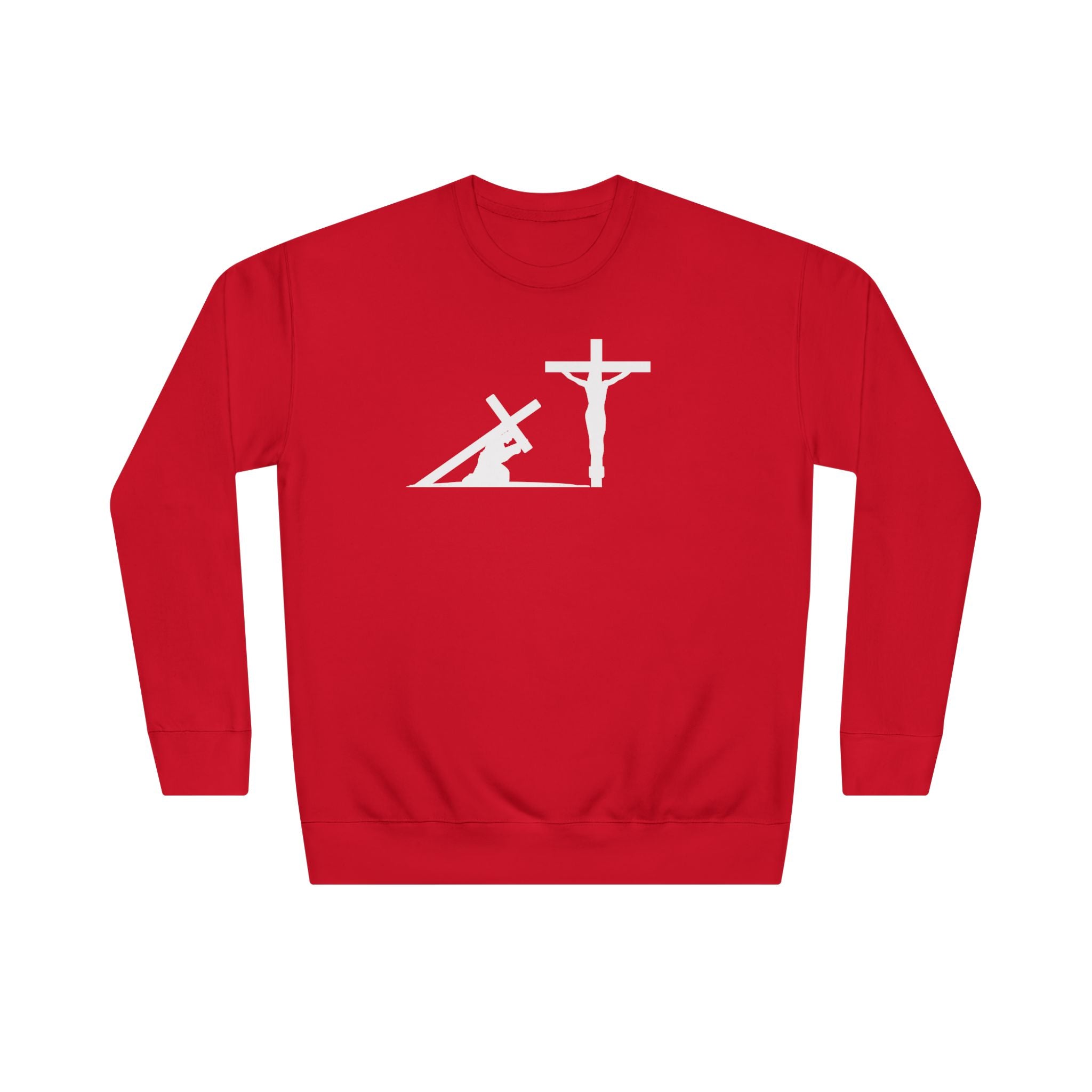 2 Crosses Unisex DryBlend® Crewneck Sweatshirt