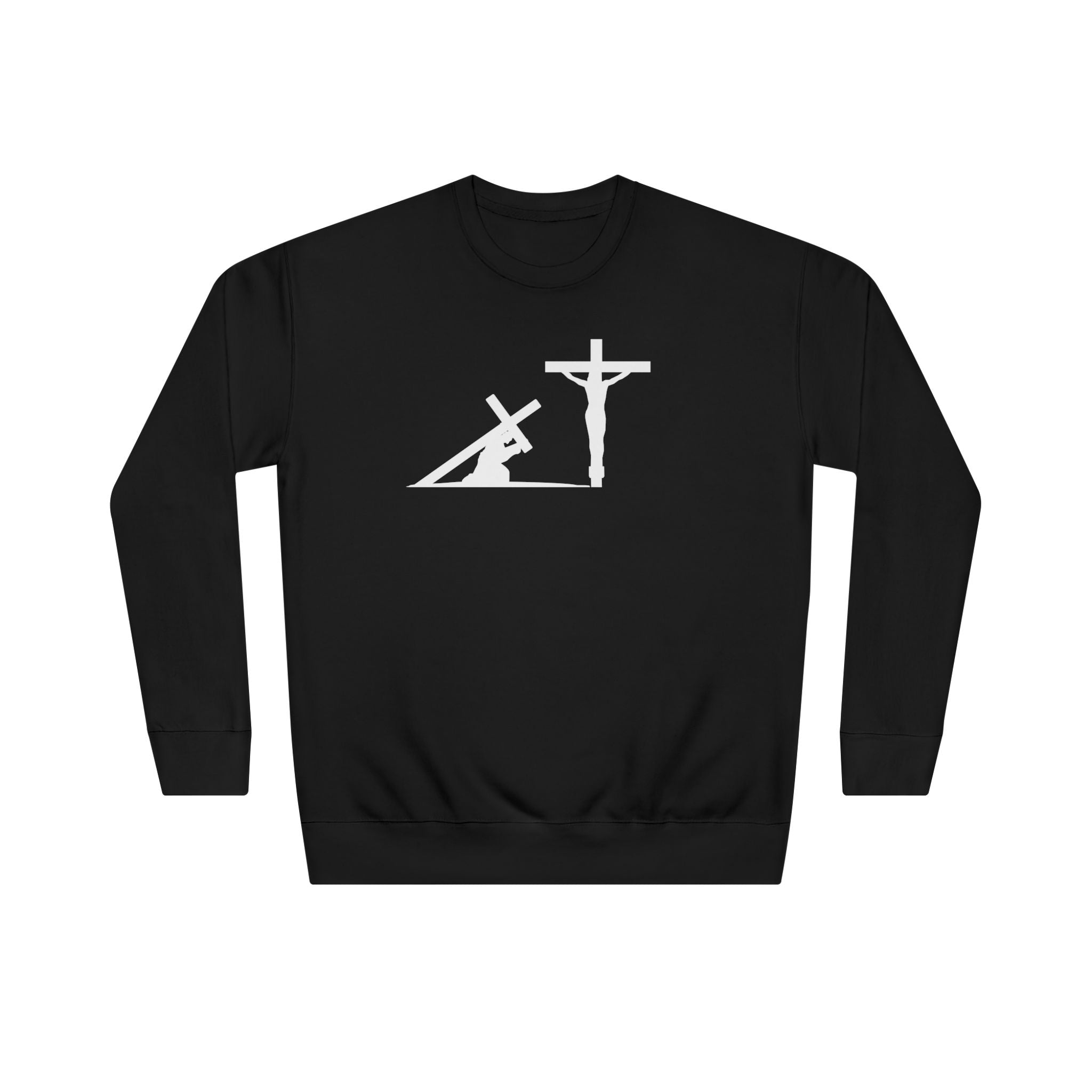 2 Crosses Unisex DryBlend® Crewneck Sweatshirt