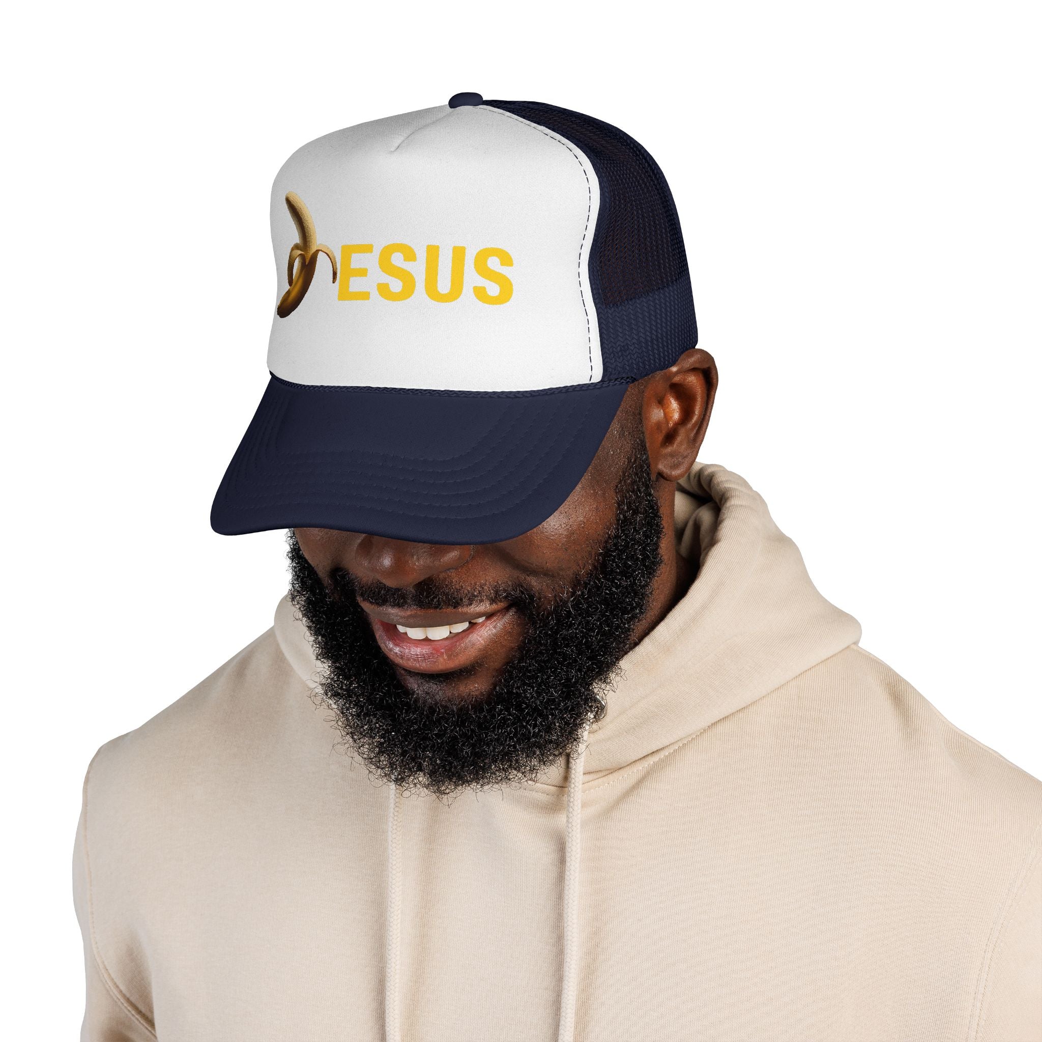 Jesus With Banana 2, Trucker Caps