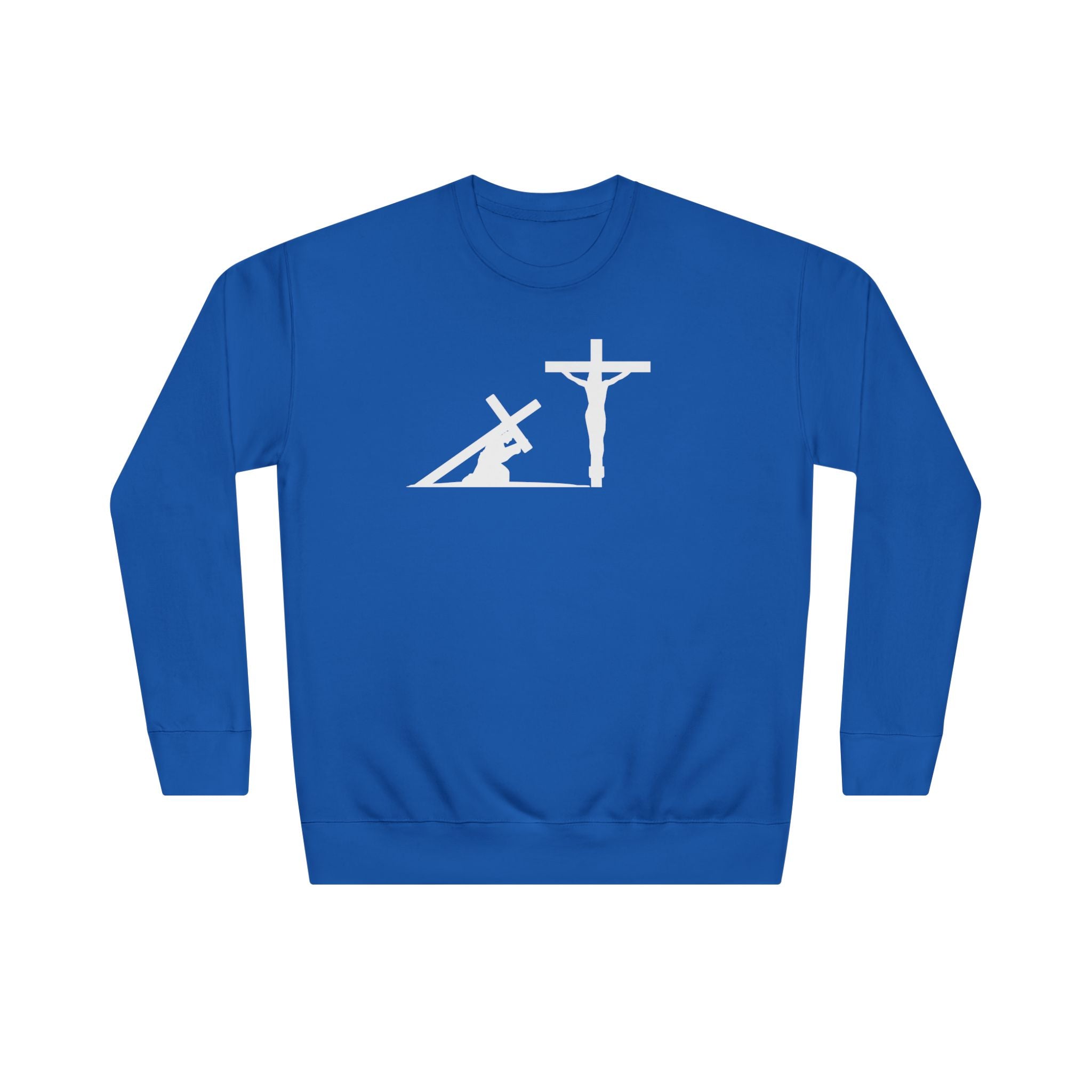 2 Crosses Unisex DryBlend® Crewneck Sweatshirt