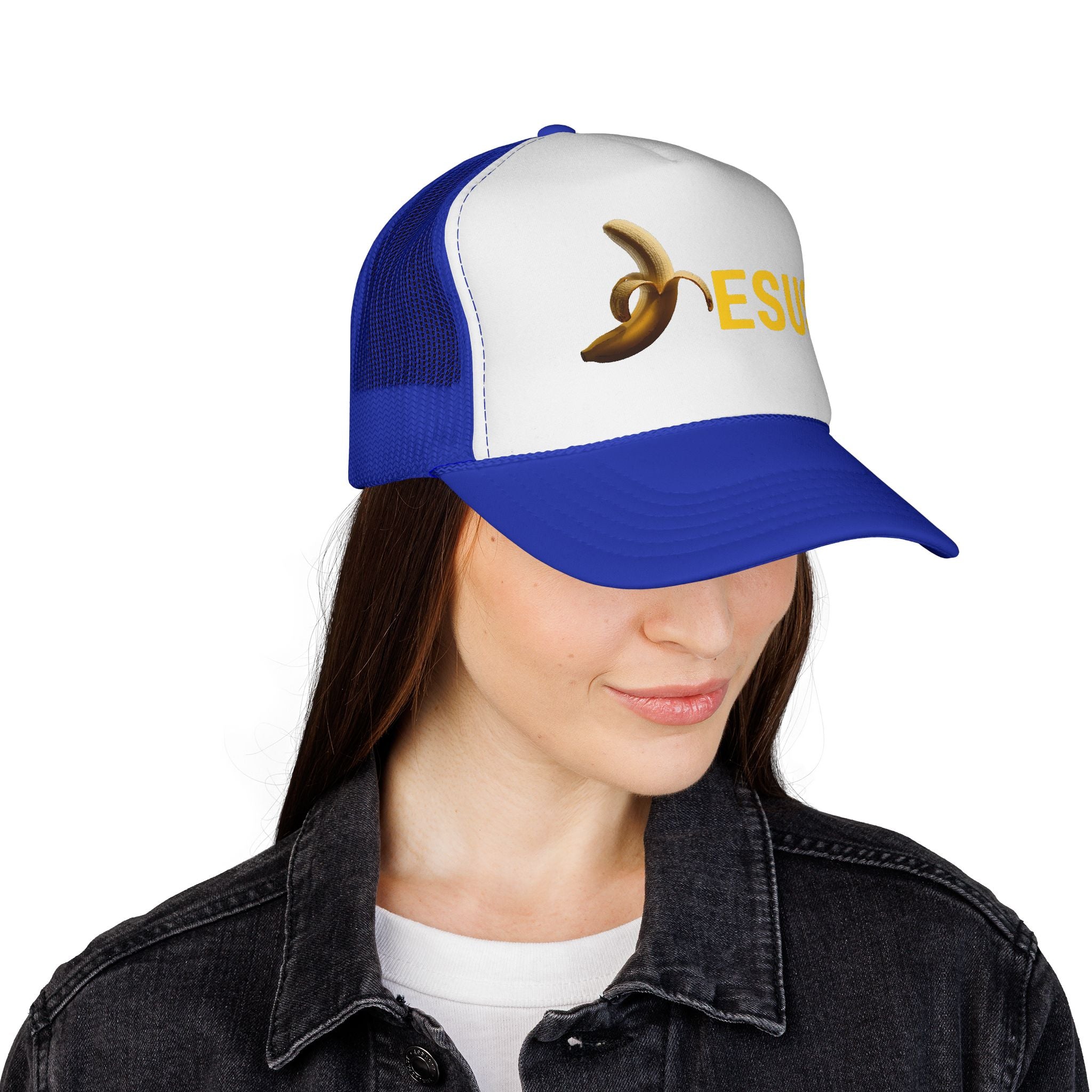 Jesus With Banana 2, Trucker Caps