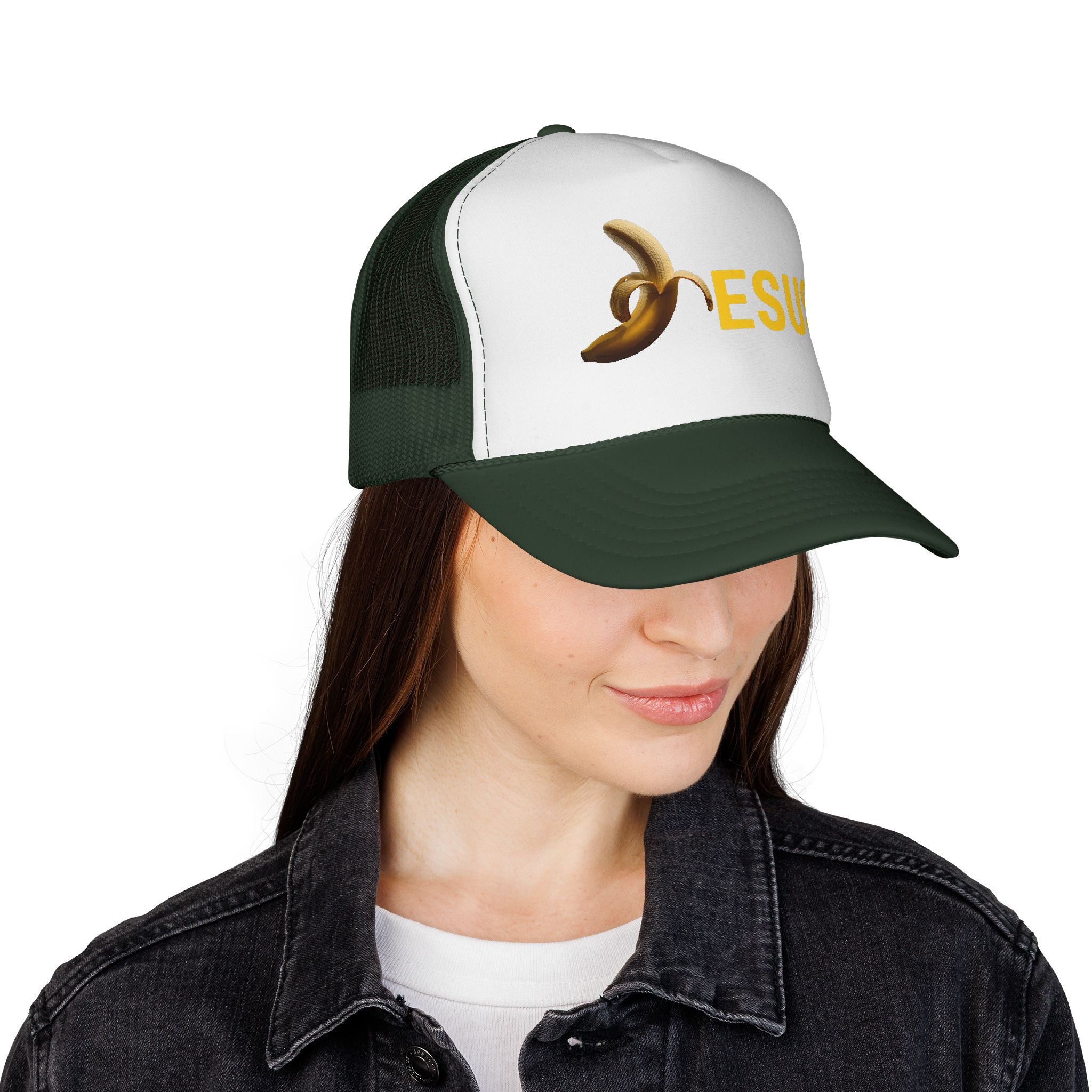Jesus With Banana 2, Trucker Caps