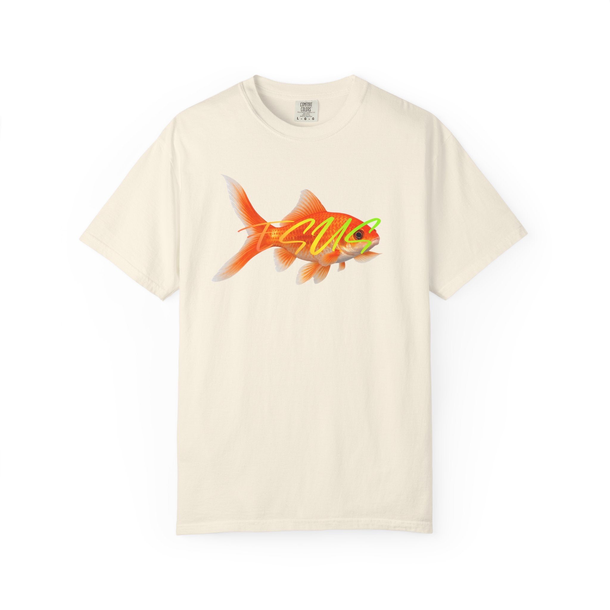 Jesus With Goldfish, 2 Sided Comfort Colors 1717 Unisex Tee