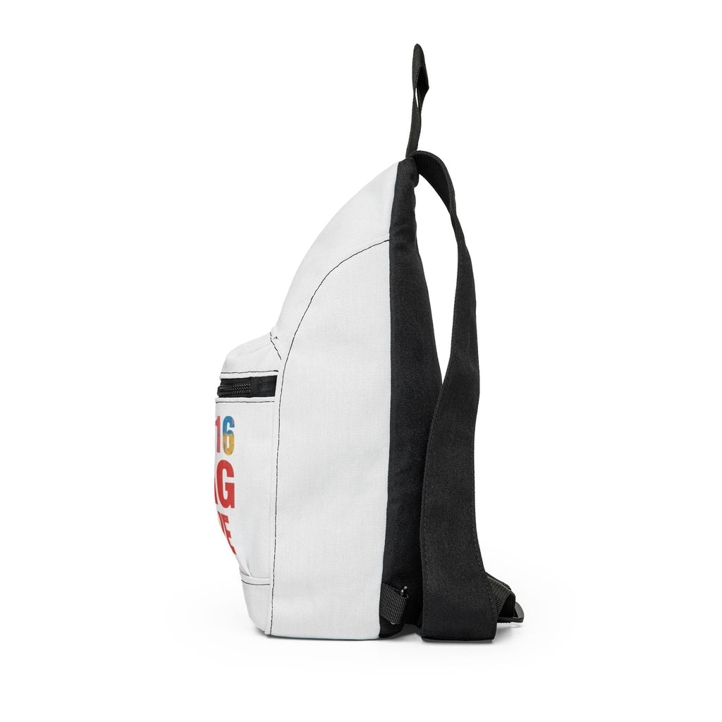 John 3:16 Living To Live™ White Sling Bag