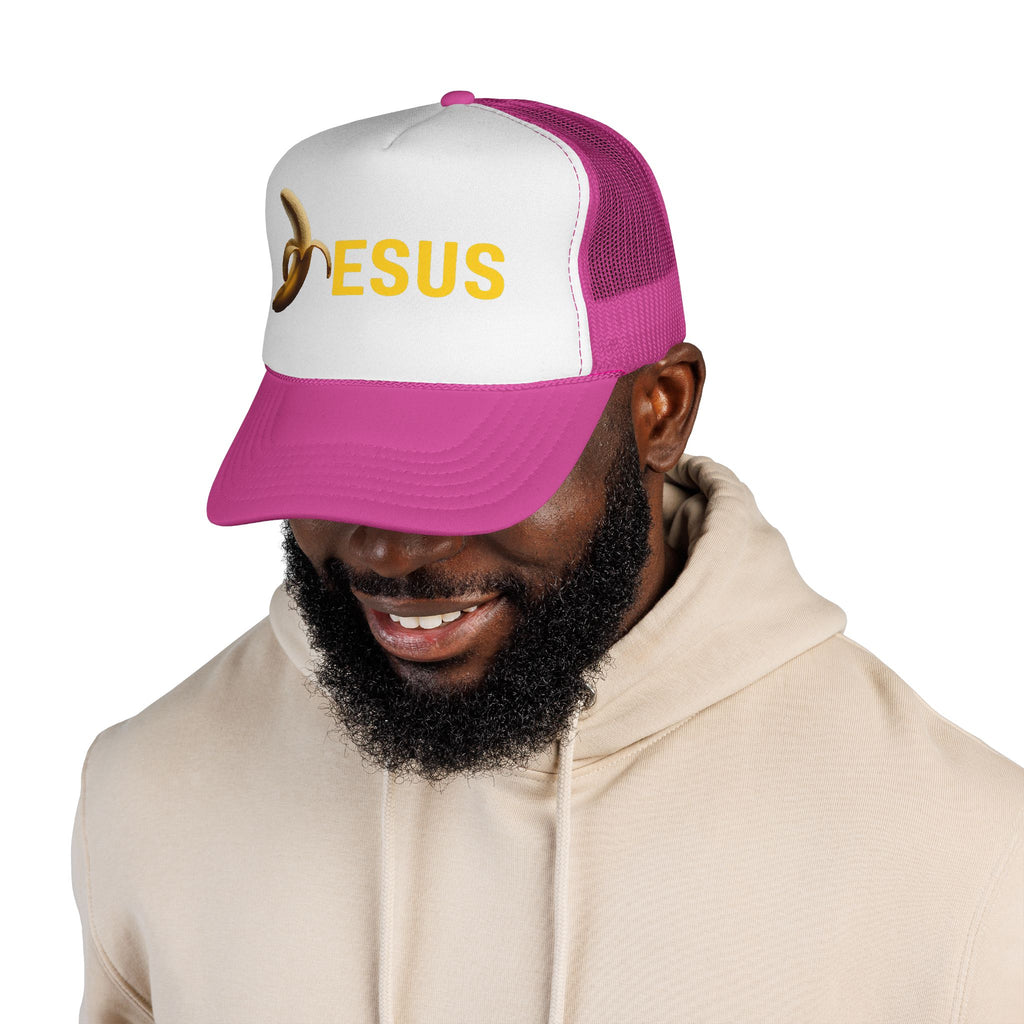 Jesus With Banana 2, Trucker Caps