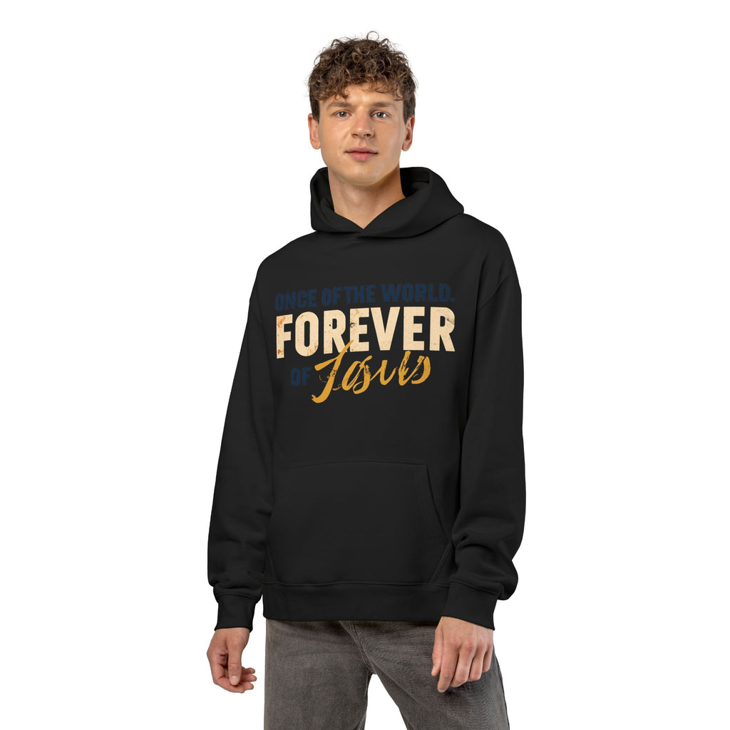 Once Of The World. Forever Of Jesus™ Relaxed Unisex Hoodie