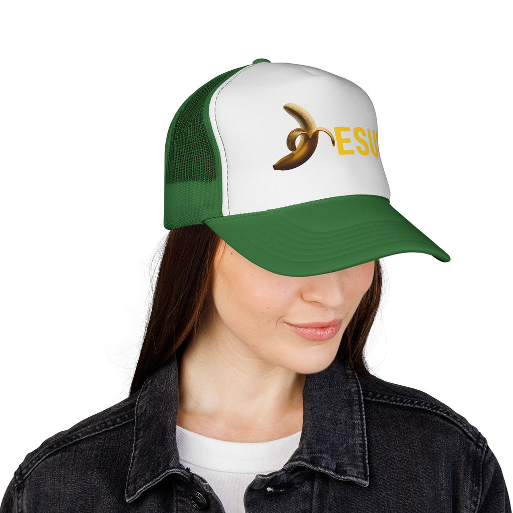 Jesus With Banana 2, Trucker Caps