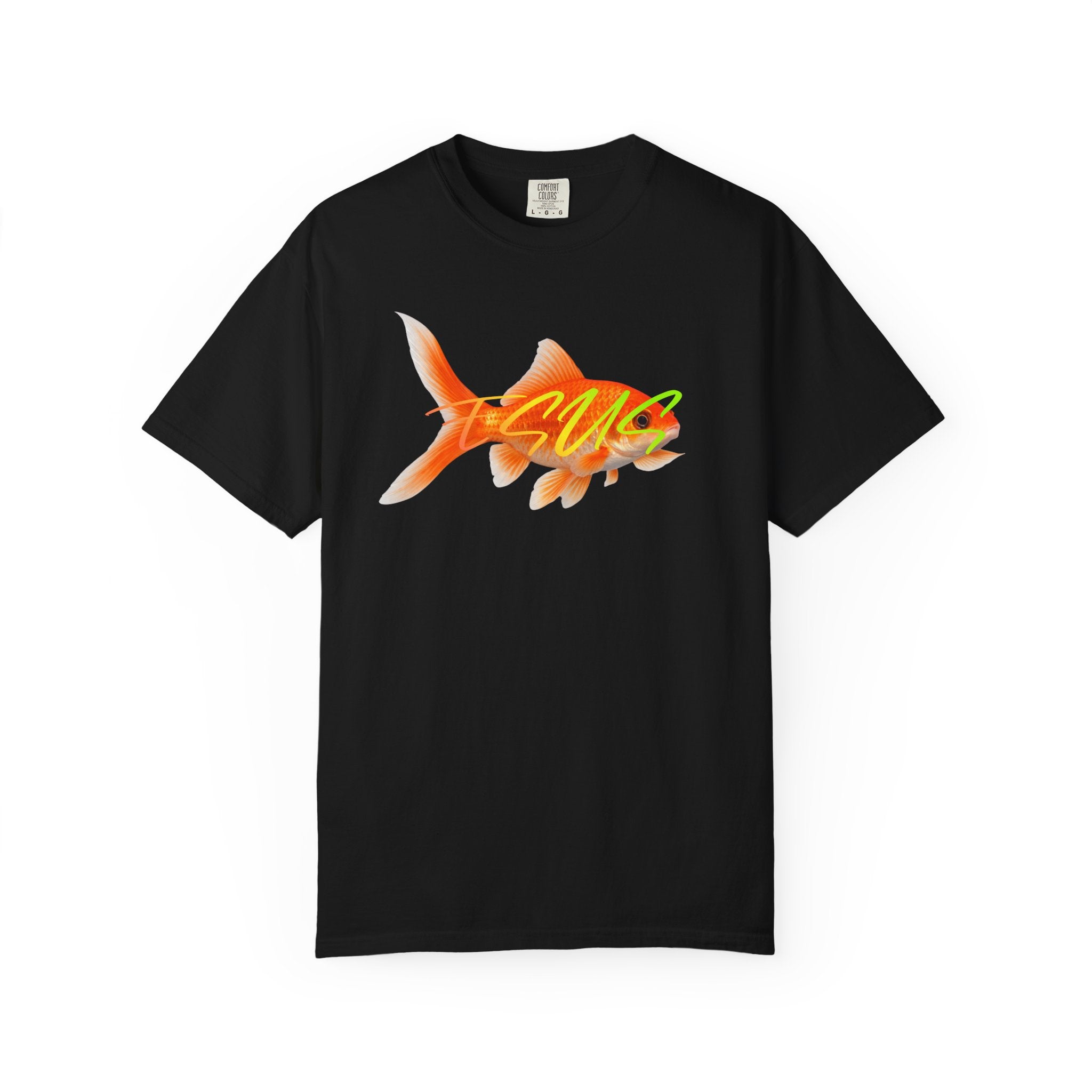 Jesus With Goldfish, 2 Sided Comfort Colors 1717 Unisex Tee