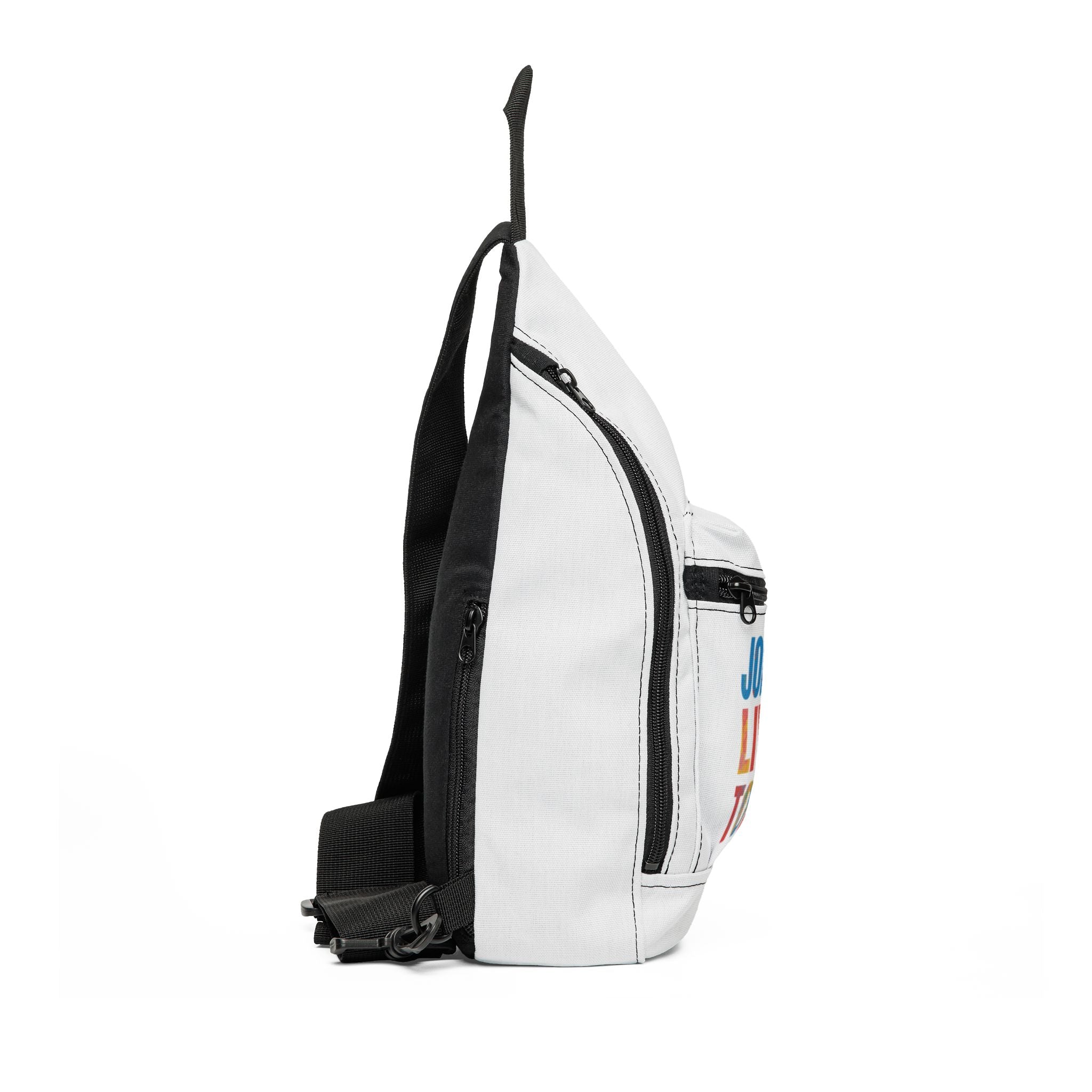 John 3:16 Living To Live™ White Sling Bag