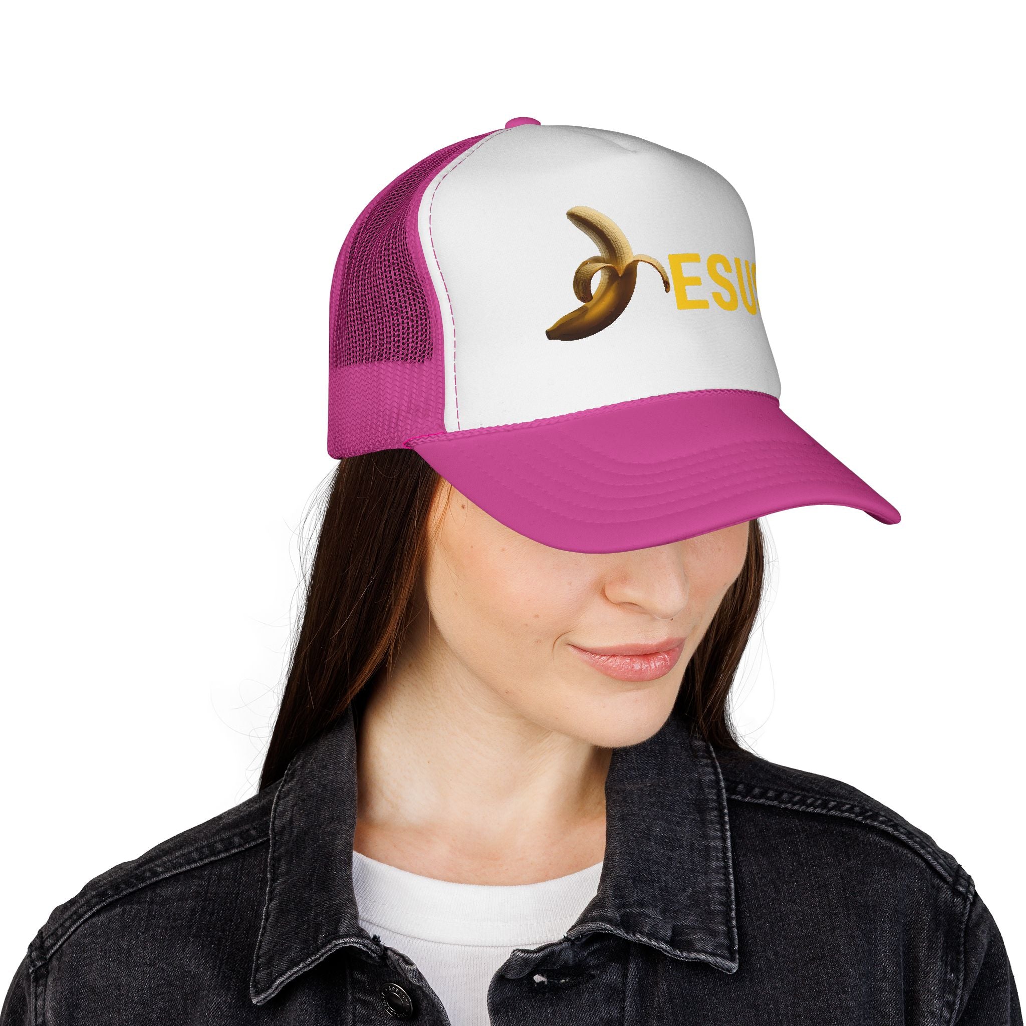 Jesus With Banana 2, Trucker Caps