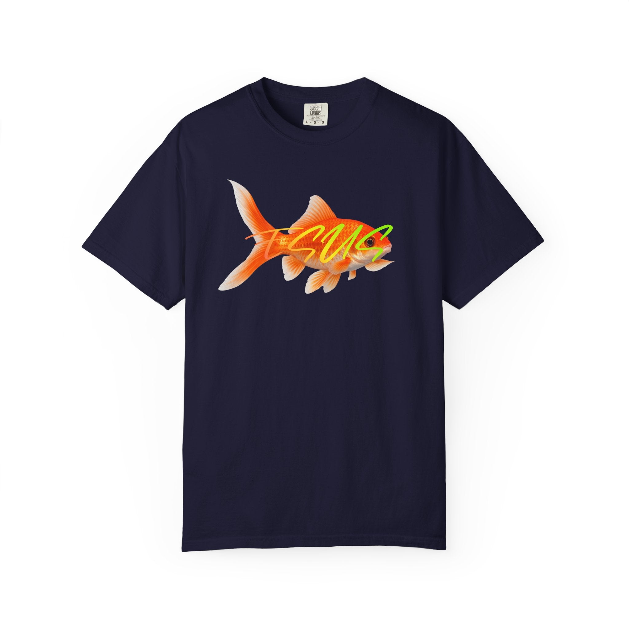 Jesus With Goldfish, 2 Sided Comfort Colors 1717 Unisex Tee