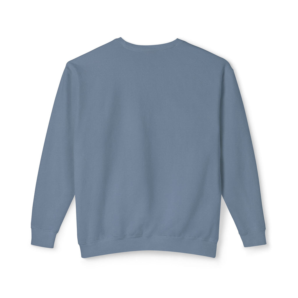 Jesus And J Hand Gesture, Large Print, Unisex Lightweight Crewneck Sweatshirt