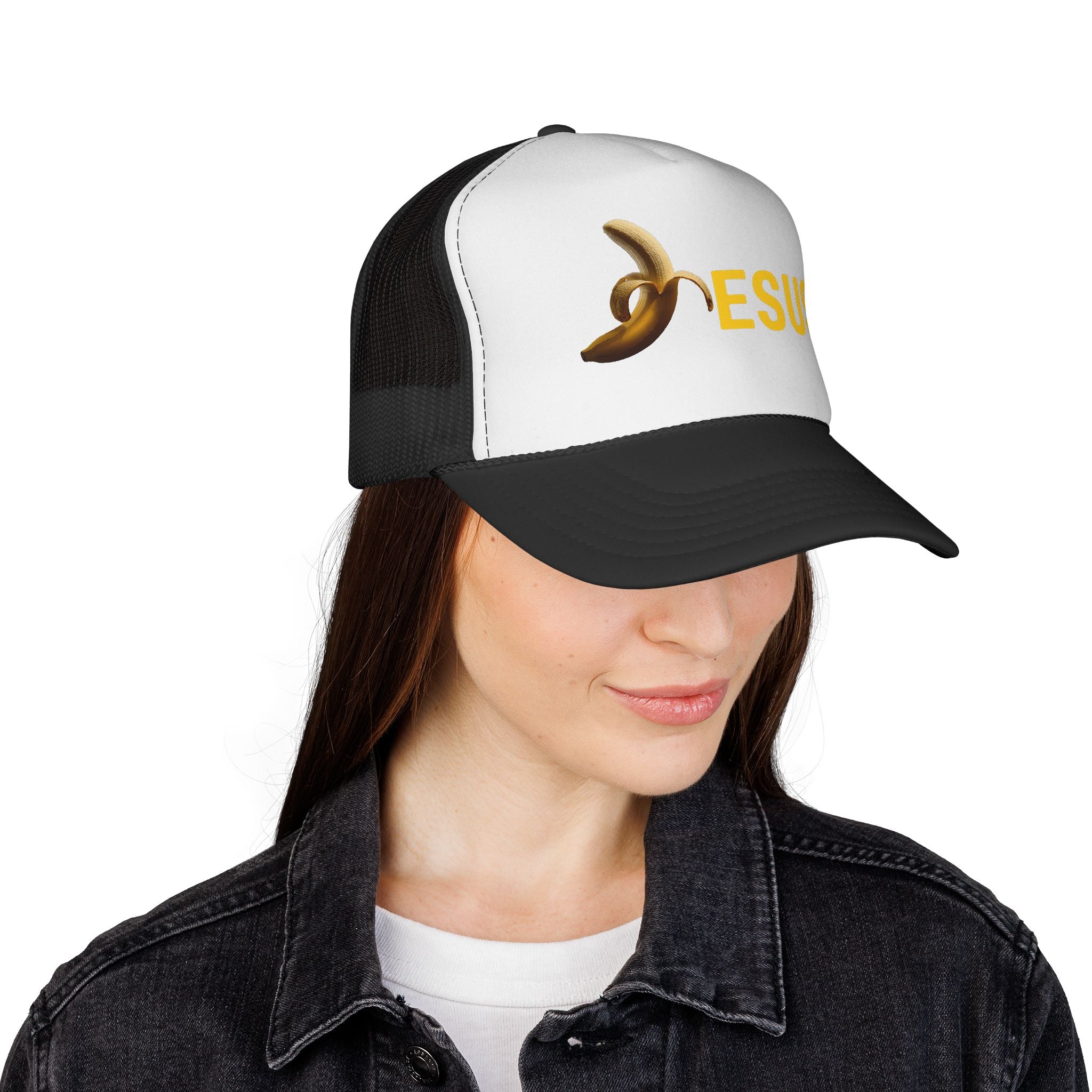 Jesus With Banana 2, Trucker Caps