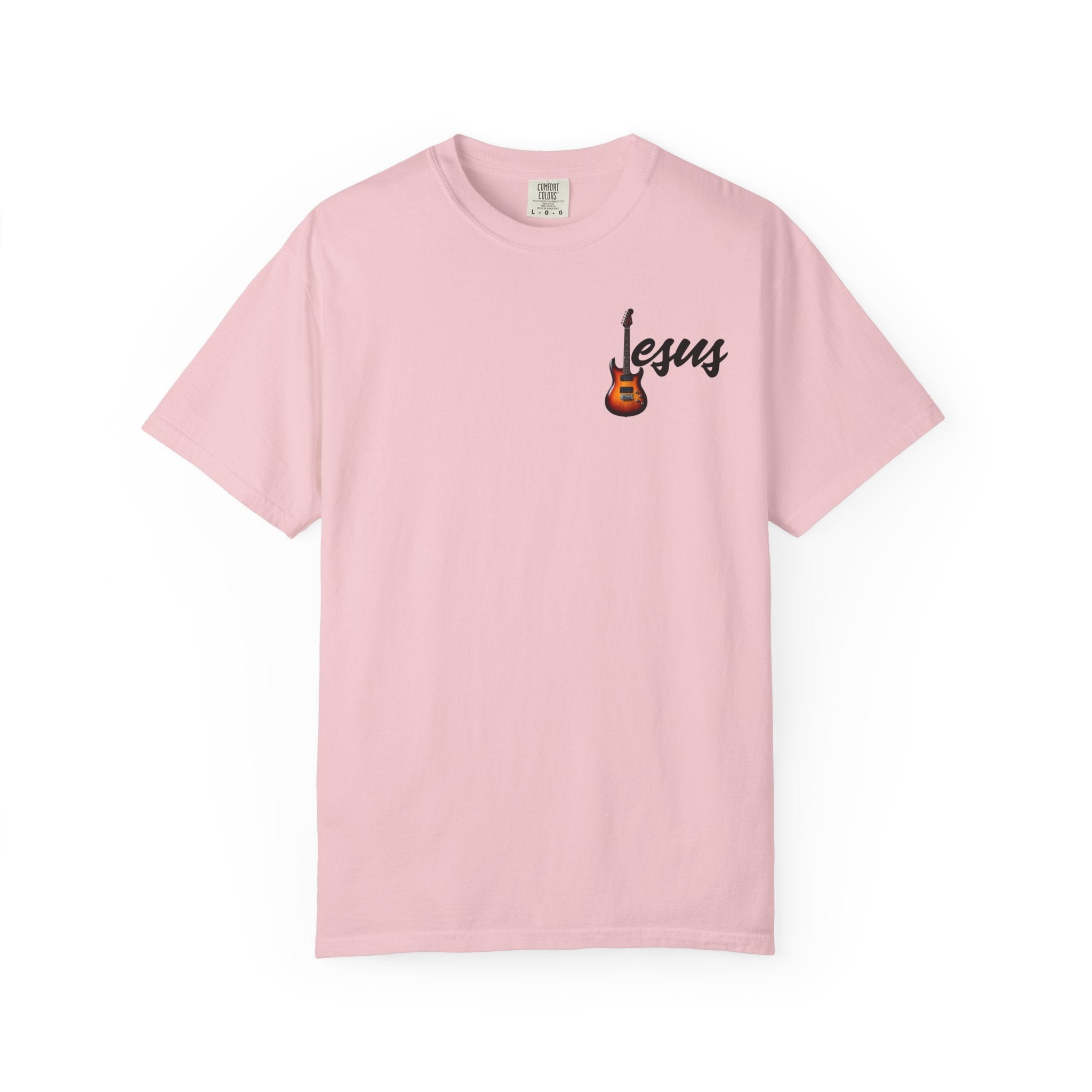 Jesus With Guitar, 2 Sided Comfort Colors 1717 Unisex Tee