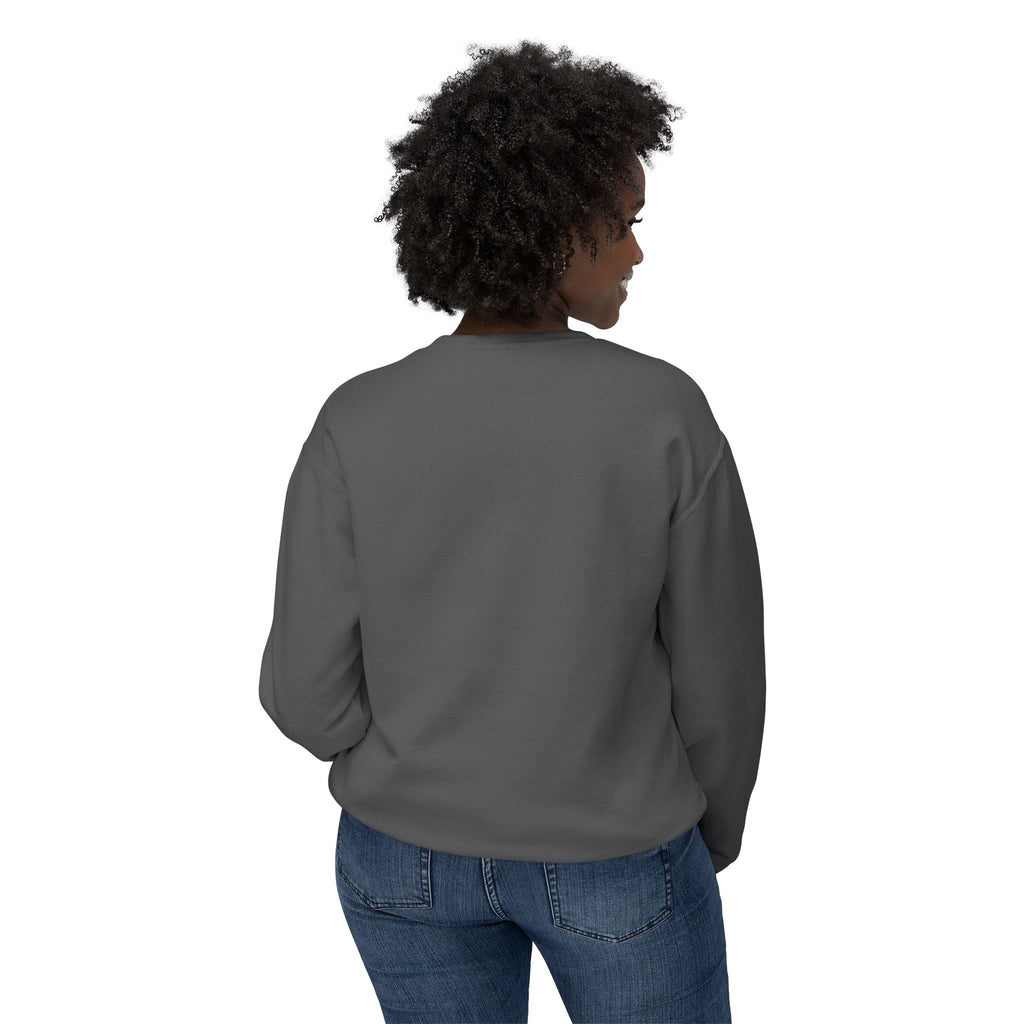 Jesus And J Hand Gesture, Large Print, Unisex Lightweight Crewneck Sweatshirt