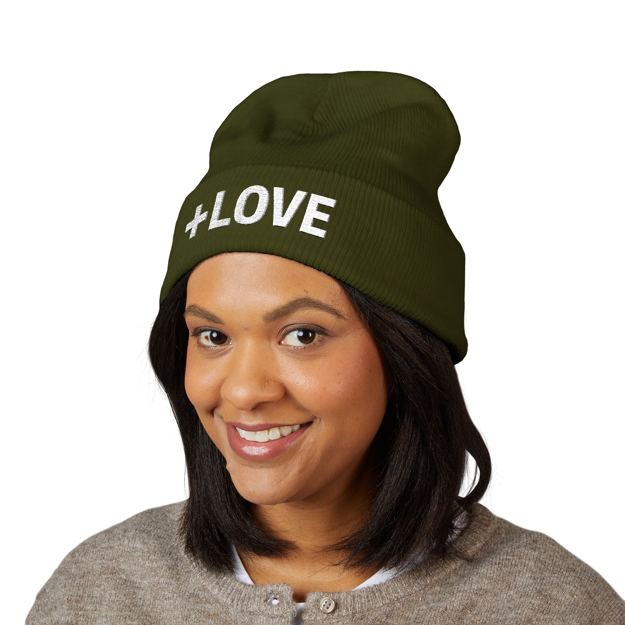 + Love™ Cuffed Beanie (Embroidery)